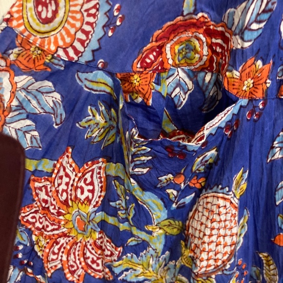 Dori Indian Block Print Dress / M - Picture 5 of 8